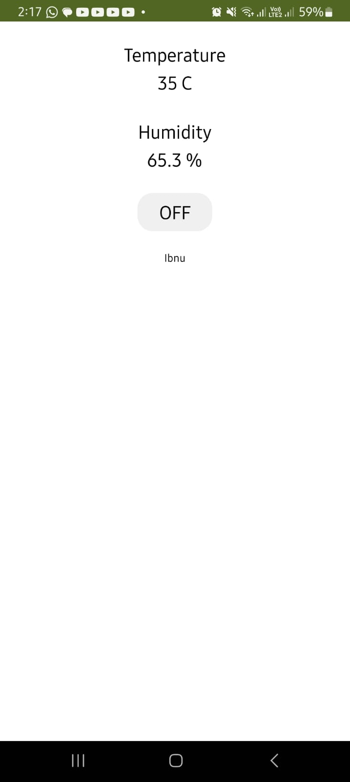 App Pemantau Suhu dan Kelembapan
